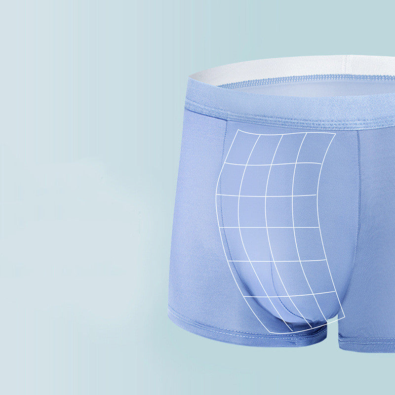 Men's Fashion Casual Ice Silk Seamless One Piece Breathable Underwear