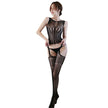 Women's Underwear Hollowed Out One-piece Mesh Silk Stockings Jacquard