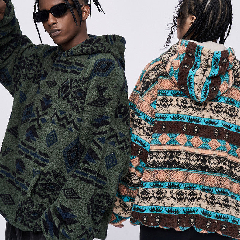 Men's Fashion Casual Loose Sweatshirt Top hoodie