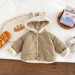 Children Fleece-lined Furry Coat