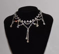 2025 New High End Design Full Diamond Water Diamond Necklace