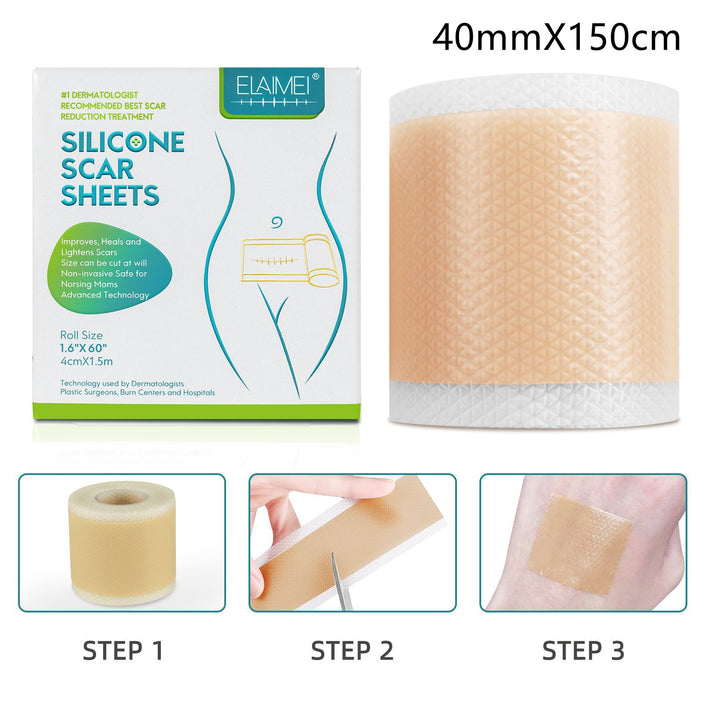 Skin Repair Acne Trauma Burn Scar Silicone Gel Patch Removal Scar Stickers Medical Treatment Sheet Tape