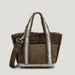 Woolen Bucket Bag Female Special-interest Design