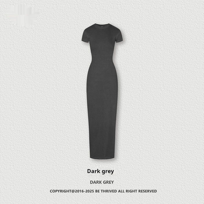 Series Slim-fit Hip Skirt Slimming Slit Dress Women