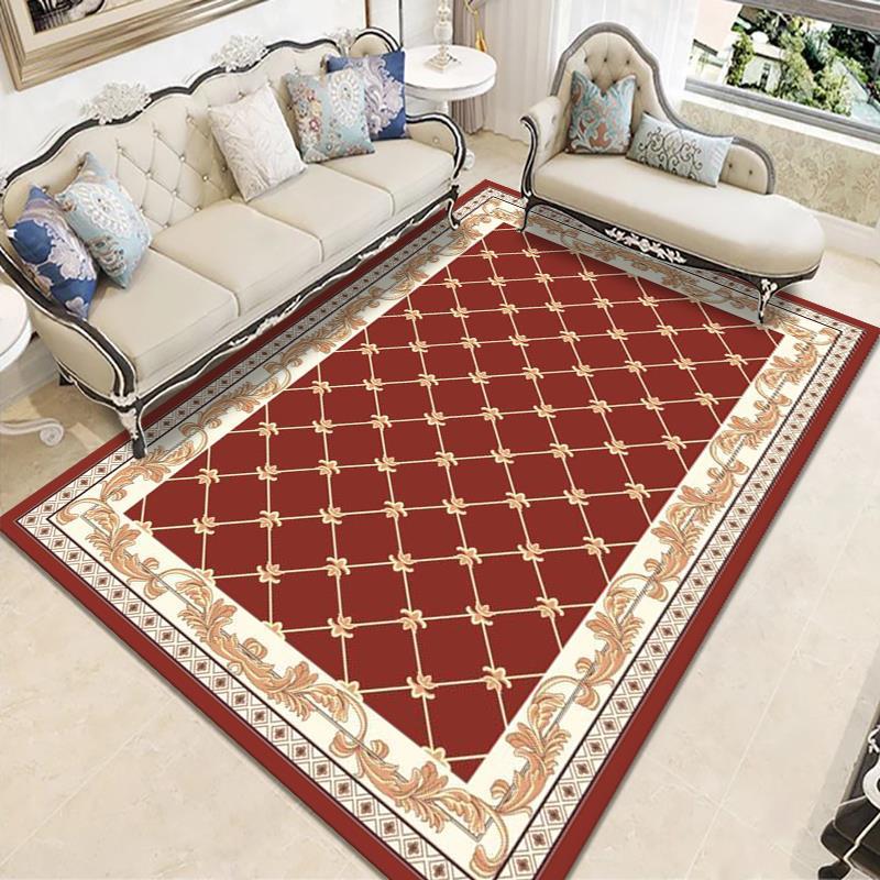 European Style Living Room Tea Table Carpet Sofa