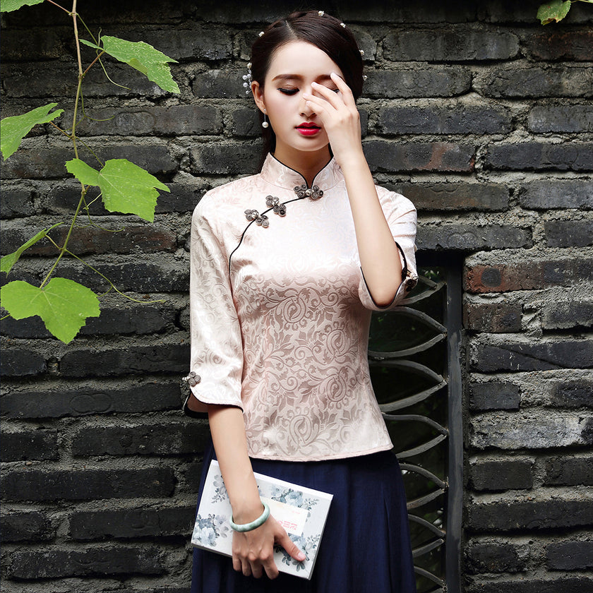 Cheongsam For Girls Summer Slim Fit Improvement