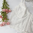 Women's Lace Wrap Chest Tie Short Umbilical Camisole