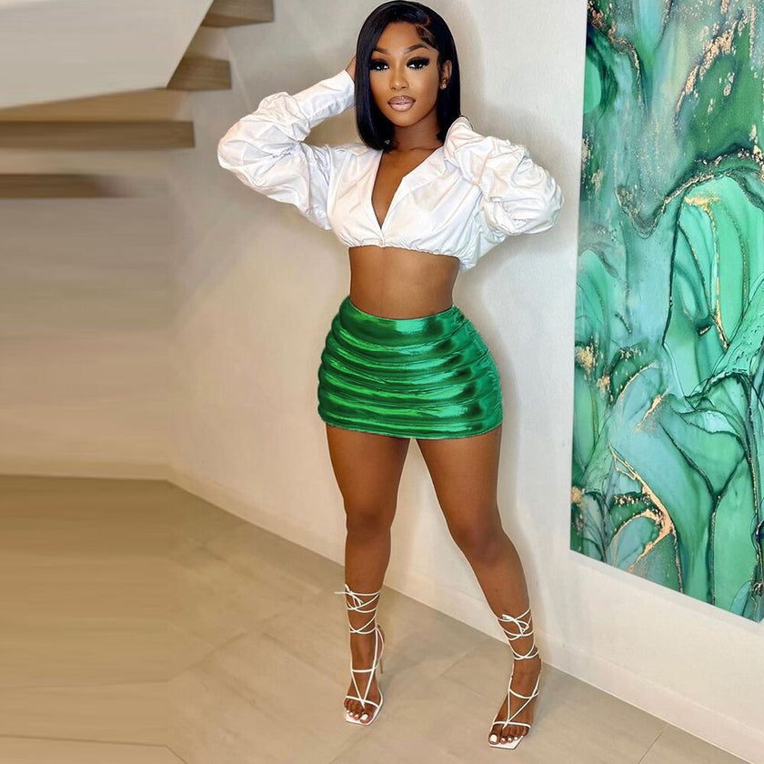 Women's Splash Proof Cotton Filled Skirt