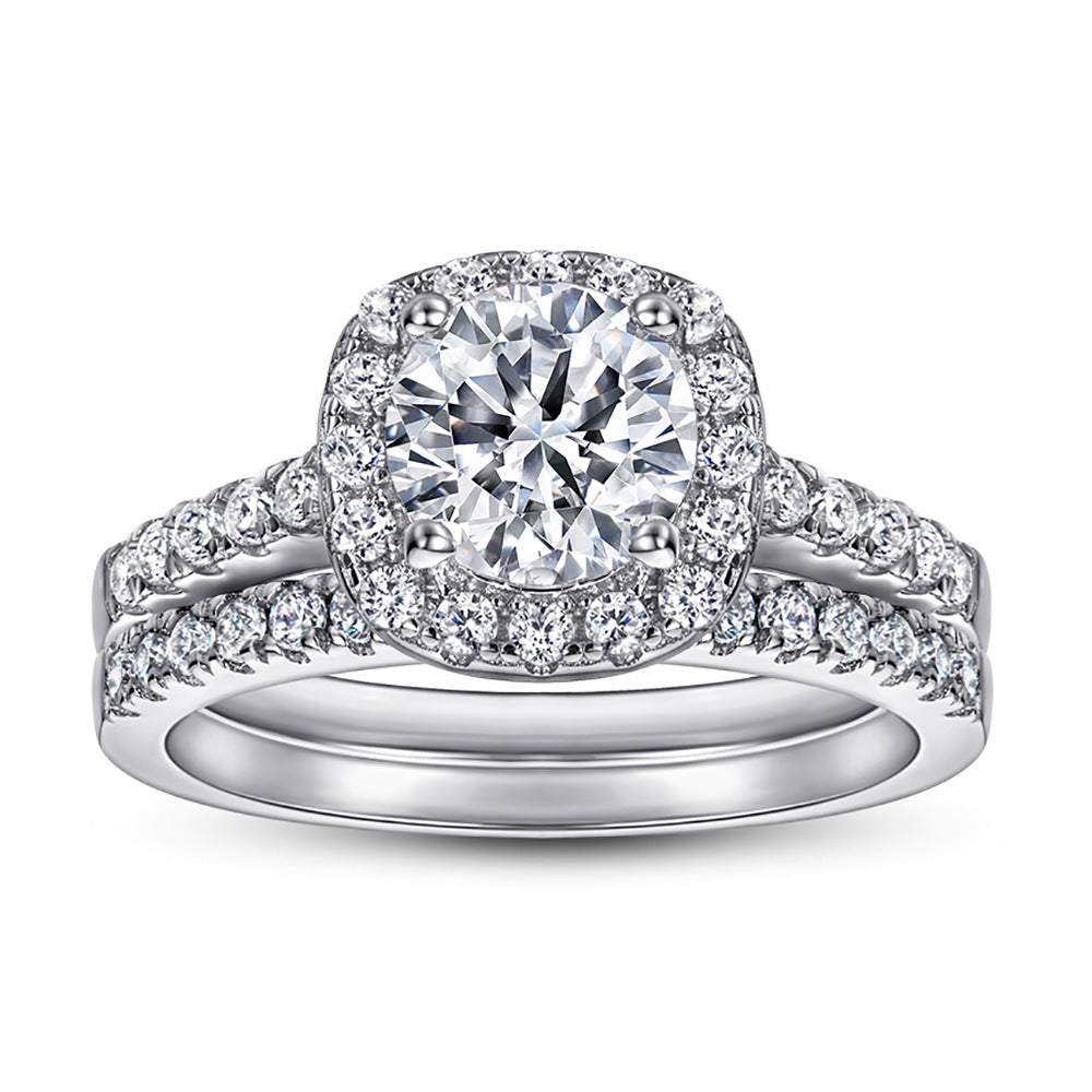 925 Sterling Silver Ring For Women Combination Sets