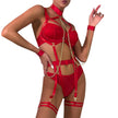 Women's Underwear Role-playing Chain Four-piece Set