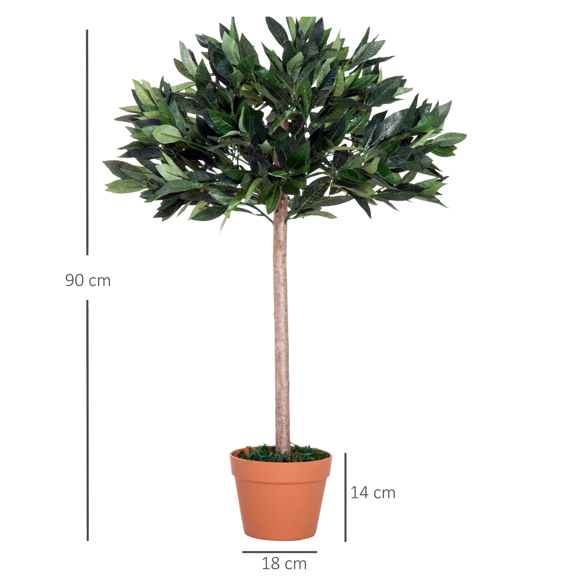 3ft Artificial Olive Tree Indoor Plant Greenery For Home Office Potted In An Orange Pot Set Of 2