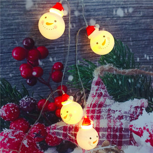 Navidad String Lights Christmas Decorations For Home Outdoor New Year Party Garland Halloween Pumpkin String Lights