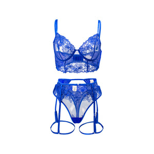 Lace Embroidery Underwear Set Cute Girl