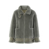 Fashionable Short Silhouette Fur Coat For Women