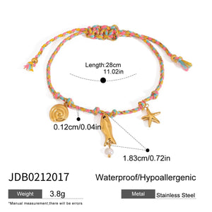 Marine Woven Diy Bracelet Stainless Steel