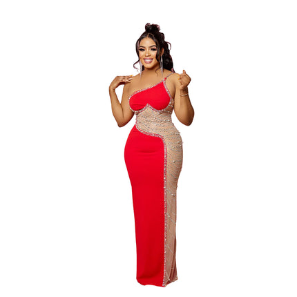 Hot Diamond Sleeveless Sling Dress