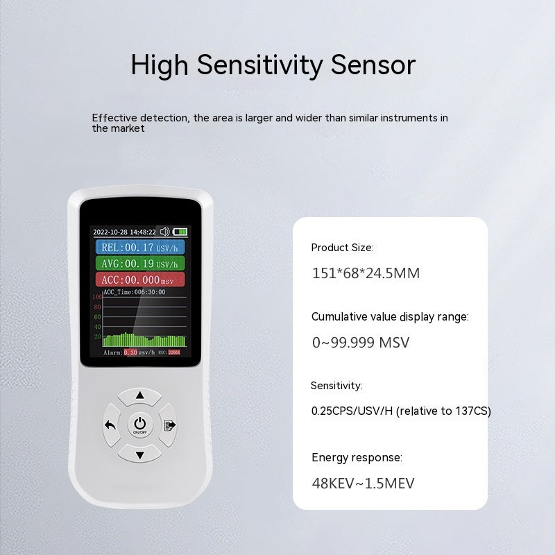 Portable Nuclear Radiation Detector Ionising Radiation Contamination