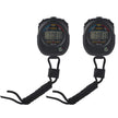 2 PCS Multifunctional Handheld Digital LCD Stopwatch Timer for Sports/Running/Racing/Swimming