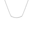 Women's Smiley Curved Clavicle Chain