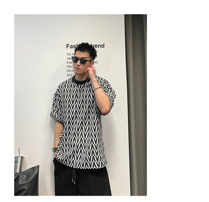 Men's American-style Short-sleeved T-shirt High Street