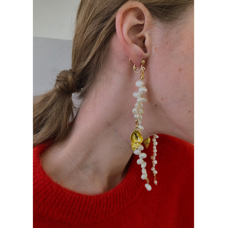 Long Natural Pearl EarringsNiche And Exquisite