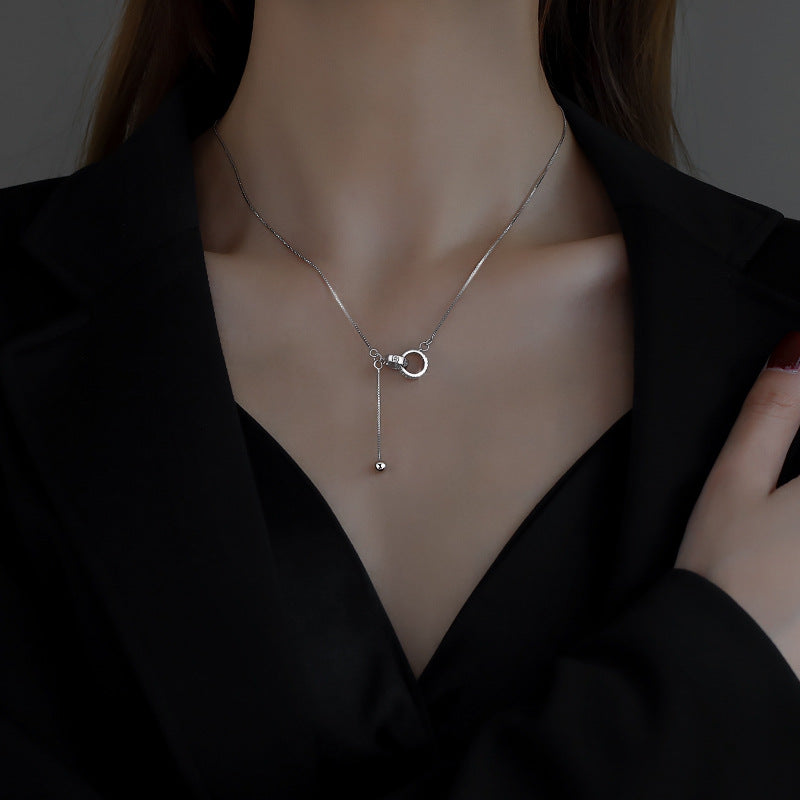 Tassel Necklace For Women Light Luxury Minority Design Sense