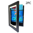Kids Art Frame Folding Storage Children's Wooden Picture Frame