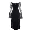 Dark Retro Personality Evening Dress Women
