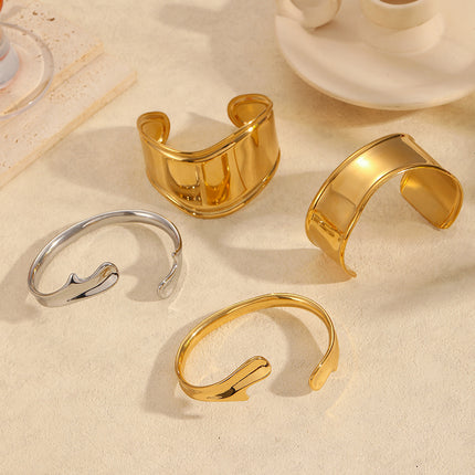 Hug 18K Gold Stainless Steel Bracelet For Women