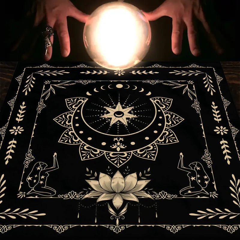Tarot Board Game Flower Butterfly Decorative Cloth