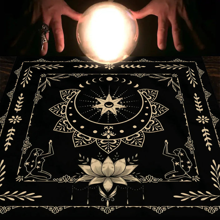 Tarot Board Game Flower Butterfly Decorative Cloth