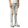 Worn Wash Color Slim Fit INS Jeans