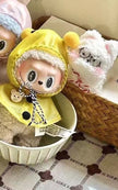 Suitable For 17CM Doll Clothes Vinyl Doll Raincoat
