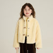 Furry Coat Children Single-layer Fleece-lined Warm-keeping Cotton Clothing