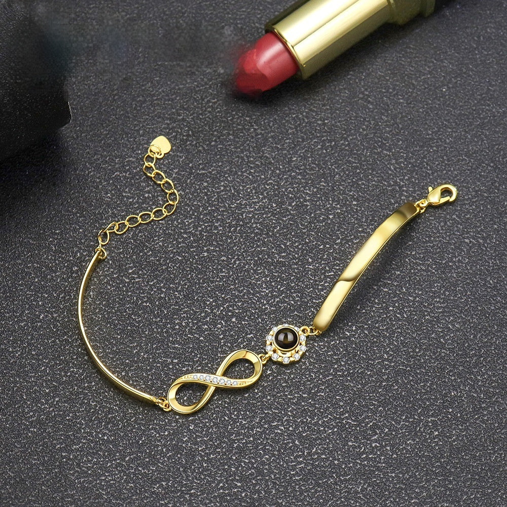 S925 Silver Infinite Diamond Bracelet