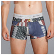 Personalized Denim Print Boxer Men's Underwear