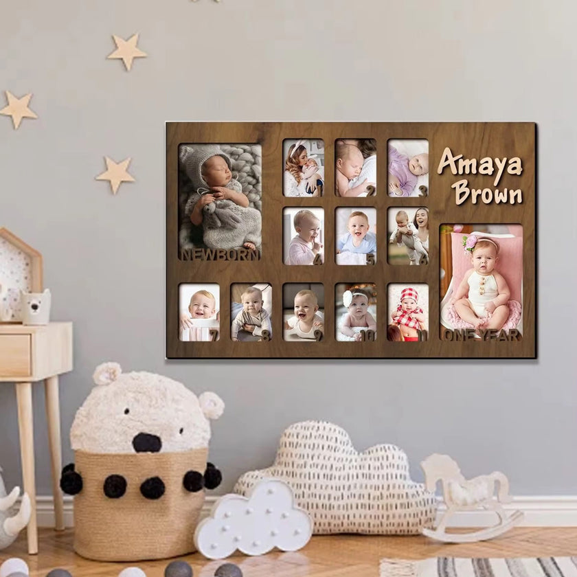 Baby Growth Record Photo Frame Kindergarten Graduation Photo Frame