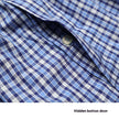 Men's Cotton Arrow Pants Back One-piece Underwear Loose Breathable Plaid