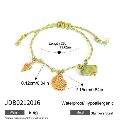 Marine Woven Diy Bracelet Stainless Steel