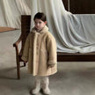 Girls' Coat Thick Lambswool Warm Coat Outerwear