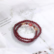 Natural Crystal Garnet Bracelet