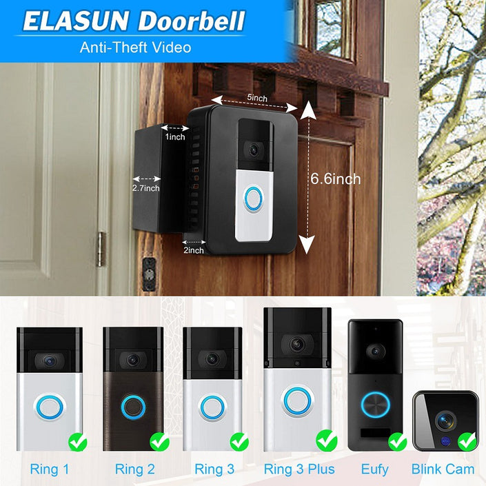 Hole Free Anti-theft Video Doorbell Security Monitoring Protection Box