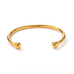 18K Gold Stainless Steel Classic Ball Bracelet