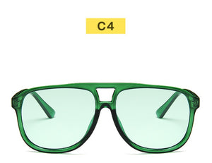 New Double Beam Big Frame Sunglasses For Men