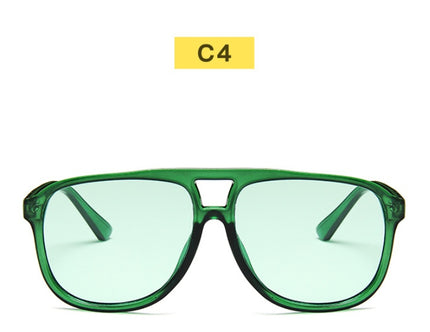 New Double Beam Big Frame Sunglasses For Men
