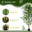 6ft Artificial Tree, Indoor Fake Ficus with Pot, for Home Office Living Room Decor