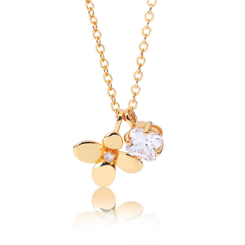 Fashion Design Little Lucky Four Leaf Clover Necklace