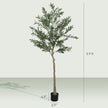 Artificial Olive Tree in Pot with Silk Leaves