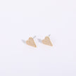 Copper Inlaid Zircon Long Peach Heart Earrings Chain Earrings Heart-shaped
