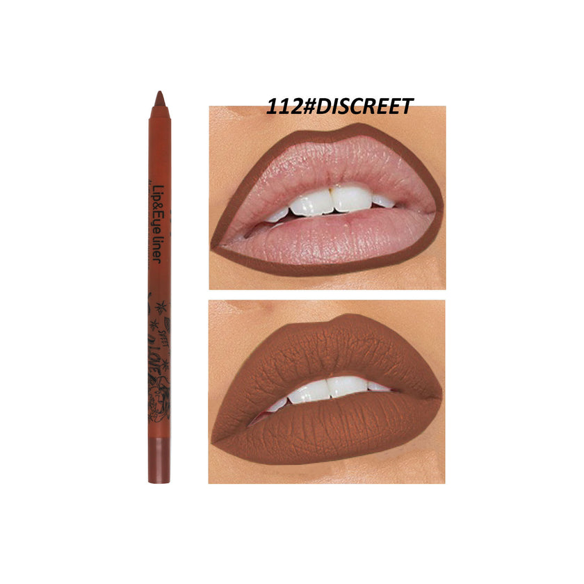 Discoloration Resistant Outline Lip Shape New Product 20 Colors Matte Lip Liner